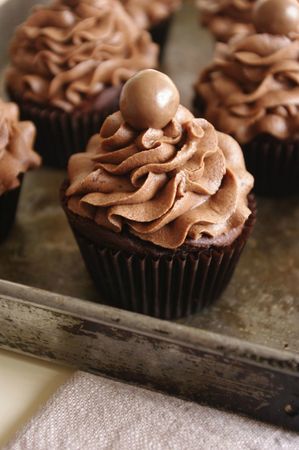 Cupcakes au chocolat pour Pâques - ilovechocolat