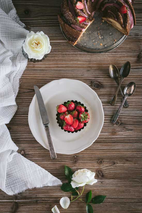 Bundt cake aux fraises